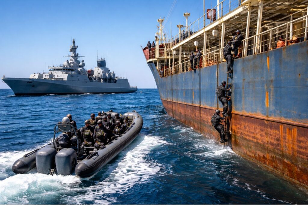 droit de visite en mer