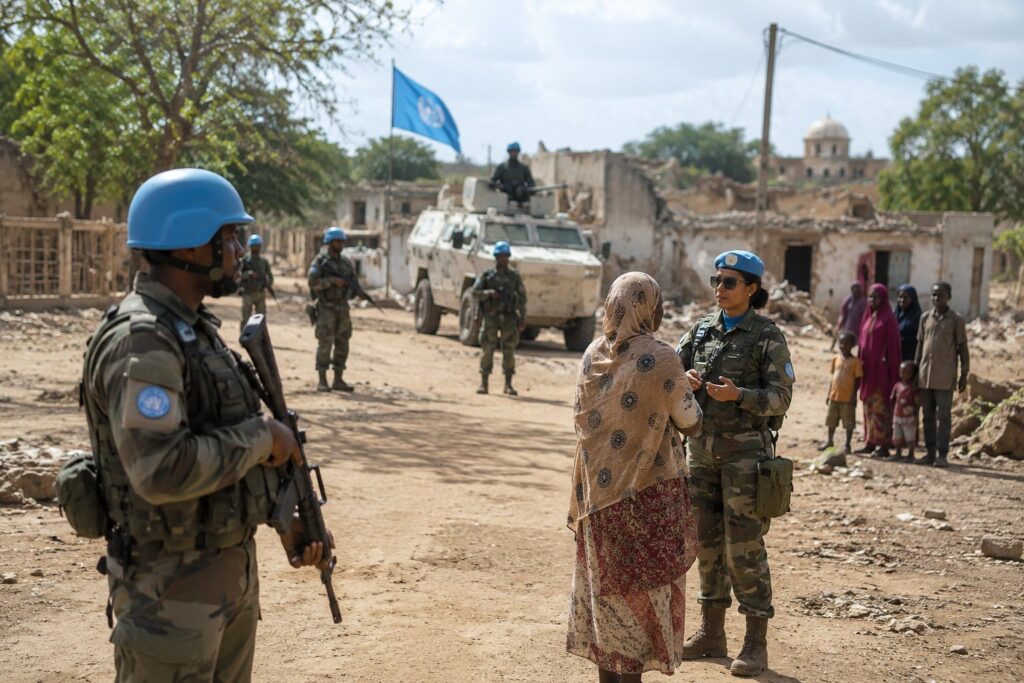 Une opération de maintien de la paix désigne une mission internationale déployée afin de préserver ou rétablir la paix et la sécurité dans une zone touchée par un